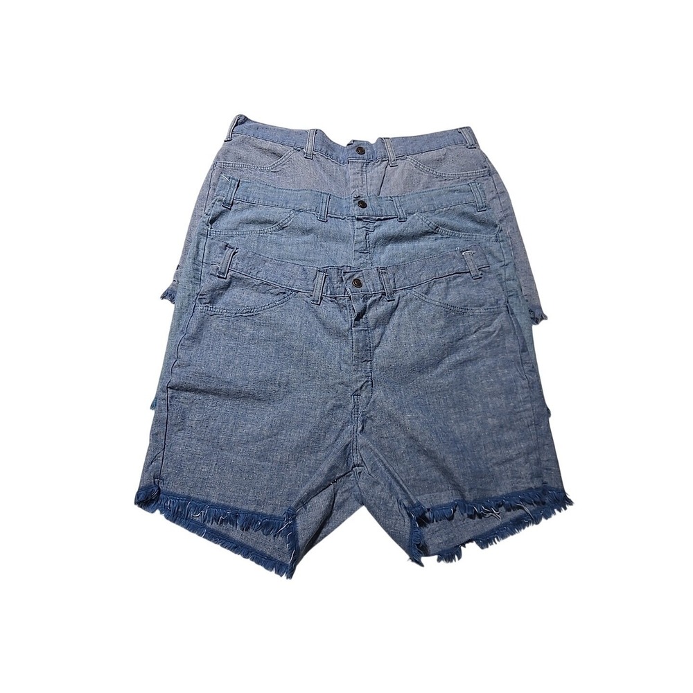 Vintage 70s JC Penney Cut Off Shorts ~34" Faded Faded Daisy Dukes Lot of 3β